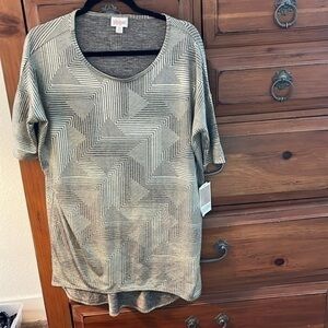 NWT LuLaRoe Women’s Gold And Gray Tunic, Size XS!